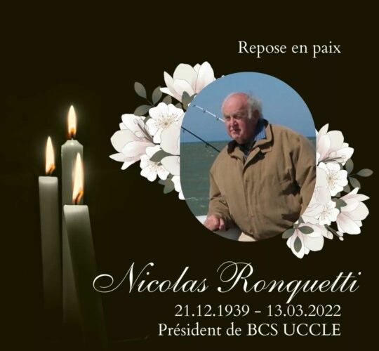 En mémoire de NICOLAS RONQUETTI
